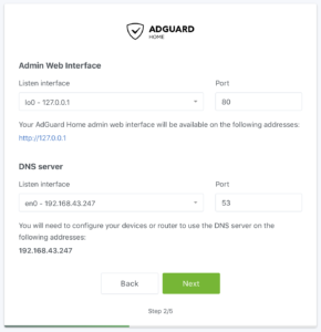 Adguard configuration